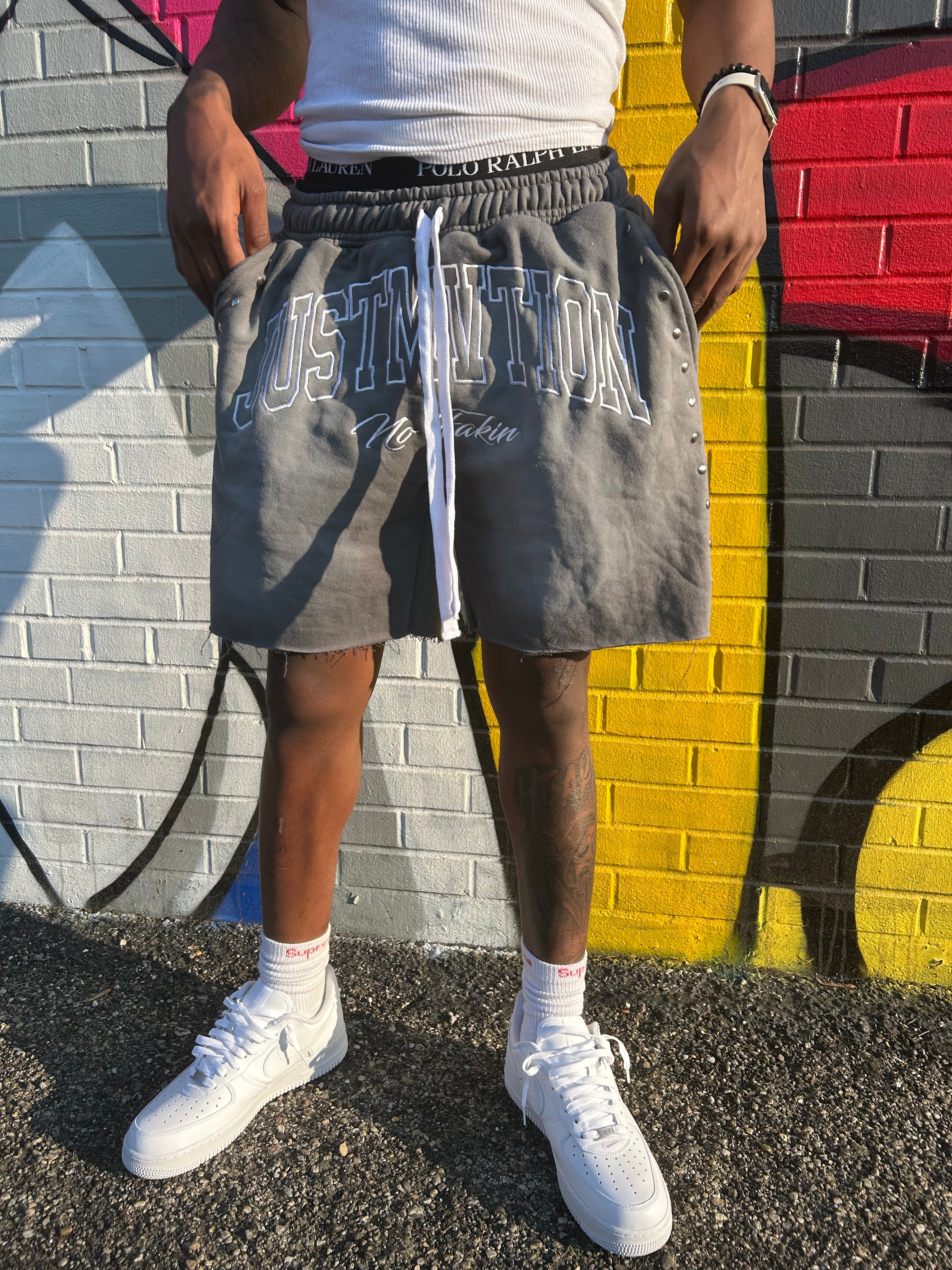 No Fakin Shorts Grey