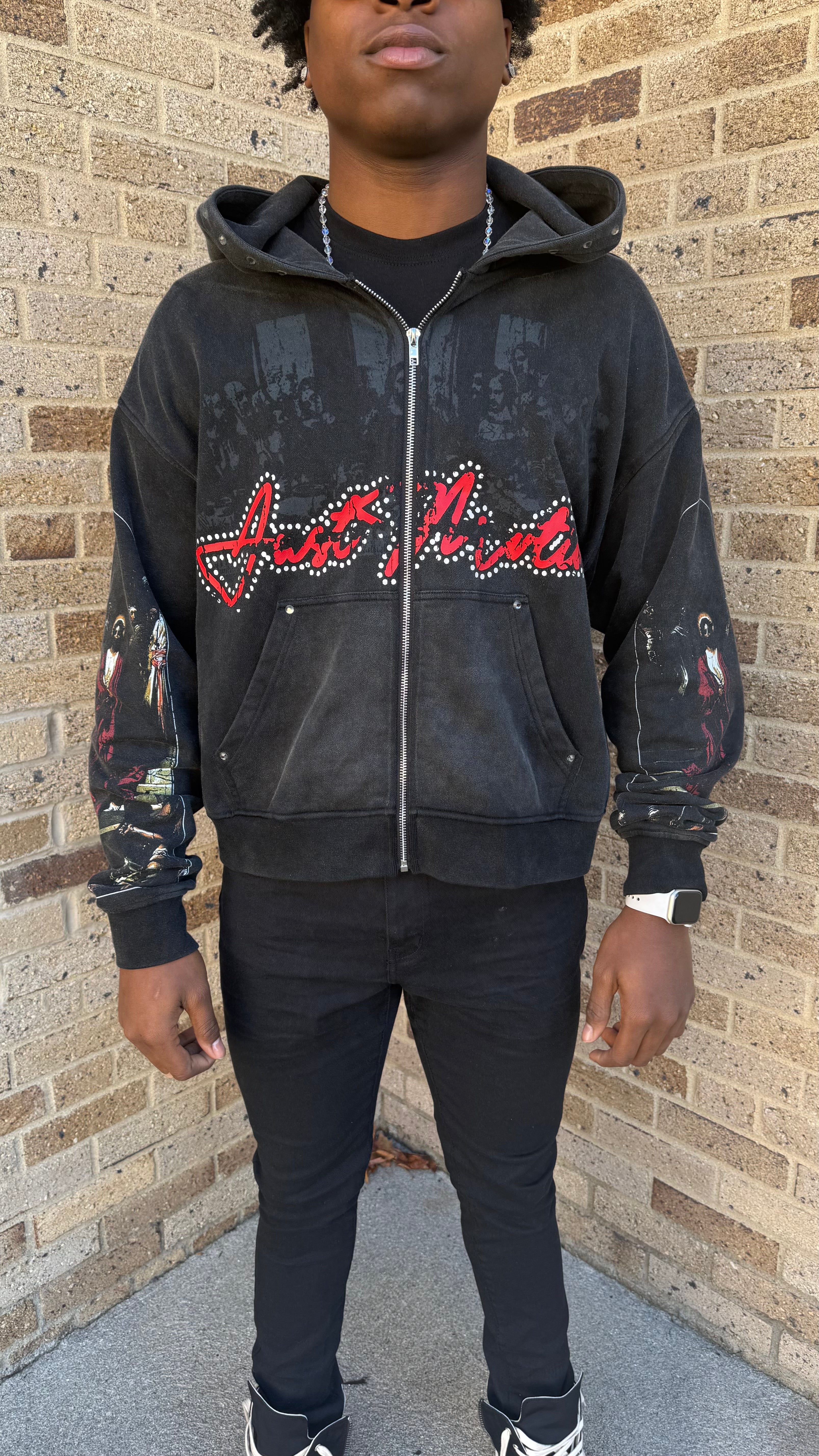 JustMvtion “Last Supper” Zip-Up